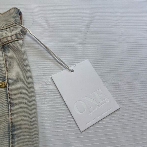 NWT One X One Teaspoon Destroyed Denim Diamonde Hustlers Shorts Size 26 New - Picture 2 of 11